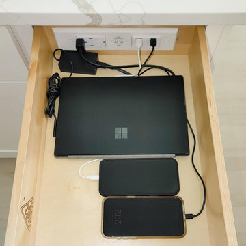 Kitchen In-Drawer Charging Outlets