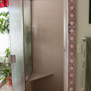Traditional Master Bathroom Marble Installation