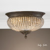 2 Light Flushmount Ceiling Fixture From The Lisbon Collection