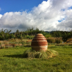Seed Pod Fountain - Garden Statues And Yard Art