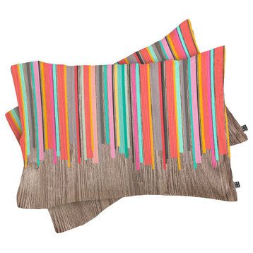 Deny Designs Iveta Abolina Stripe Happy Pillowcase