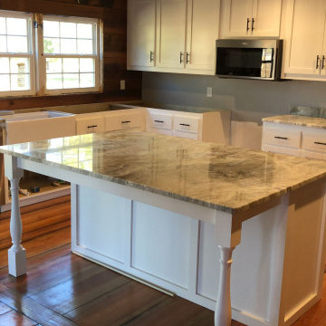 Farmhouse Kitchen: Fantasy Brown Dolomite Countertops