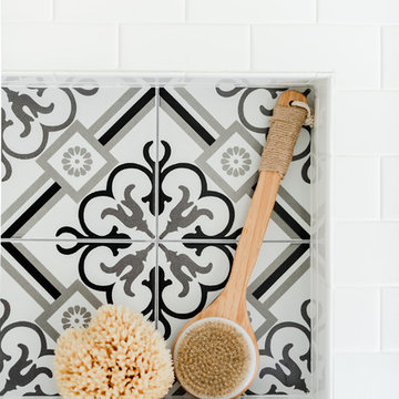 White & Bright Master Bathroom