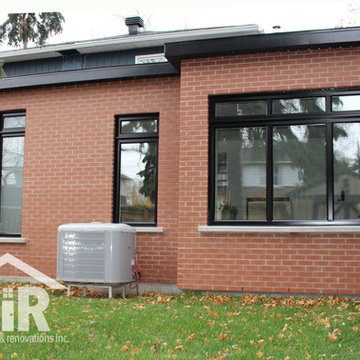 Ville St Laurent Basement and Main Level Addition