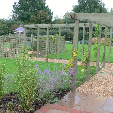 Large prairie style garden
