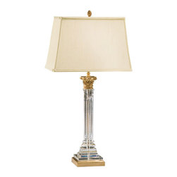Inviting Home Inc. - Crystal Column Table Lamp - Table Lamps