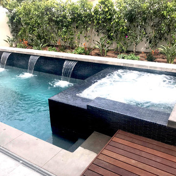 Small Backyard Pool and Spa