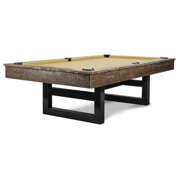 Mckay 8' Slate Pool Table With Premium Accessories, Khaki