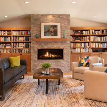 Bellevue - Contemporary Den / Library