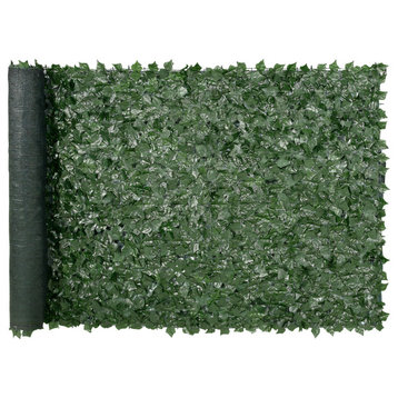 VEVOR Artificial Faux Ivy Leaf Privacy Fence Screen w/ Mesh Backing, 59"x118"