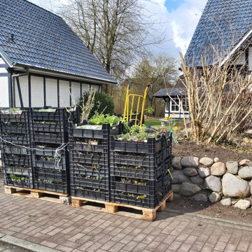 Cottagegarten in Bad Oldesloe - Umwandlung eines bestehenden Hausgartens