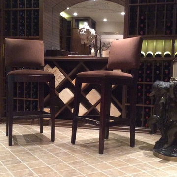 Beverly Hills, Los Angeles California Under House Custom Wine Cellar Wine Room