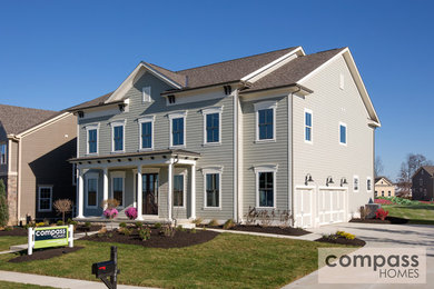 Inspiration for a timeless exterior home remodel in Columbus