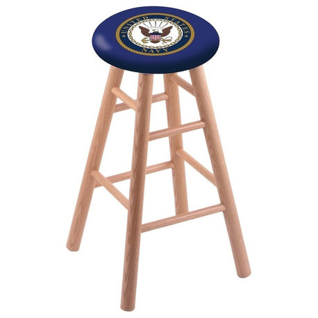 U.S. Navy Extra, Tall Bar Stool, Natural