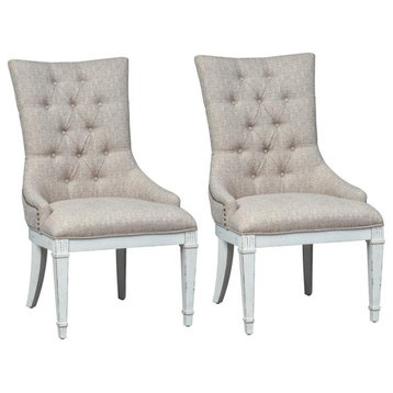 Hostess Chair-Set of 2 Traditional White