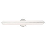 Livex Lighting - Livex Lighting 10353-05 Visby - 24.38" 32W 1 LED ADA Bath Vanity - State of the art LED components deliver superior qVisby 24.38" 32W 1 L Polished Chrome Sati *UL Approved: YES Energy Star Qualified: n/a ADA Certified: YES  *Number of Lights: Lamp: 1-*Wattage:32w LED bulb(s) *Bulb Included:Yes *Bulb Type:LED *Finish Type:Polished Chrome