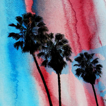 Succulents and Tropical Canvas Art by Irena Orlov