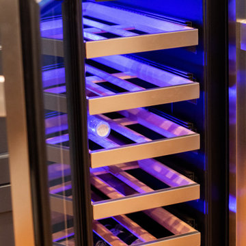 After Kitchen Remodel - Wine Fridge