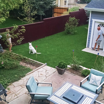 Artificial Grass Backyard in Denver