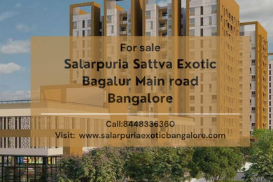 Salarpuria Sattva Exotic Bangalore | Price | Location map | Amenities