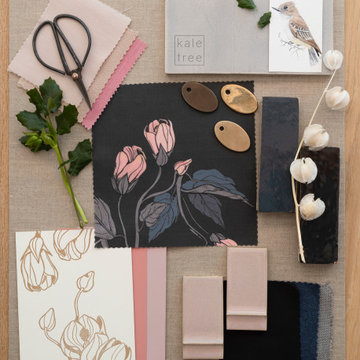California Flora and Fauna Textiles, Wallpaper, Rugs