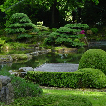 Die Gartenanlagen im ZEN-Kloster Liebenau