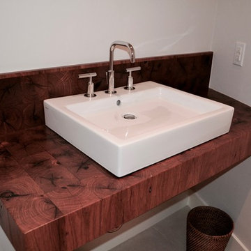 End Grain Mesquite Countertop