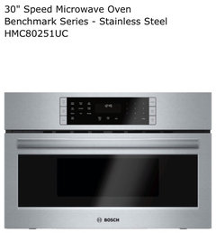 Bosch Benchmark vs 800 series speed oven