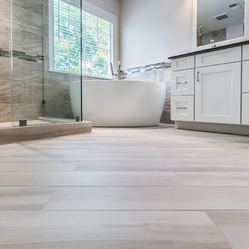 Sterling Master Bath with Free Standing Tub & Custom Tile Work