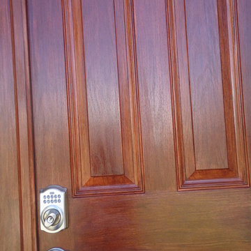 Wood Grained Front Doors