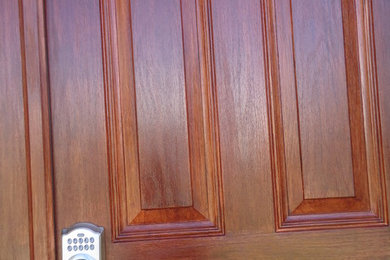 Wood Grained Front Doors