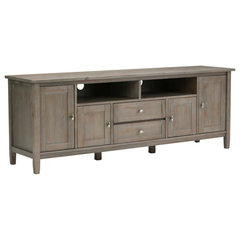 Sonoma Standing Media Cabinet Walnut