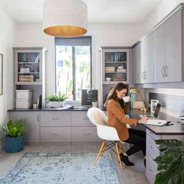 Staging office for Tailored Living photo Shoot