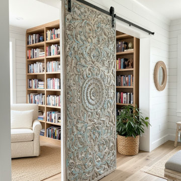 Vintage Carved Doors for Ranch Farmhouse Bedrooms