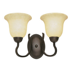Trans Globe - Trans Globe ES Farmhouse Double Wall Sconce, Rubbed Oil Bronze - Wall Sconces