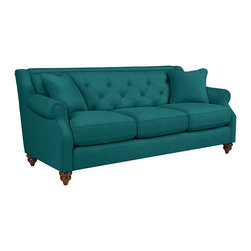 Aberdeen Premier Sofa by La-Z-Boy shown in Turquoise - Products