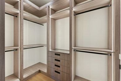 Inspiration for a contemporary closet remodel in DC Metro