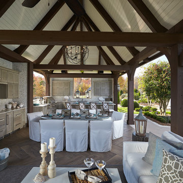 Outdoor Kitchen Pool Cabana