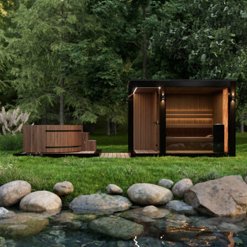 Luxury Outdoor Sauna Concept – London
