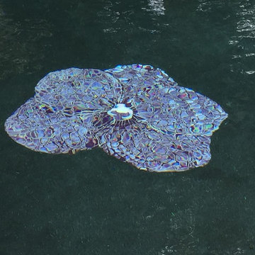Vanda mosaic in the swimming pool.