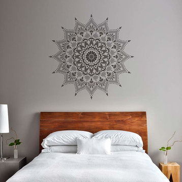 Mandala Stencil Radiance, Reusable Stencils For Walls, DIY Home Decor, 60"