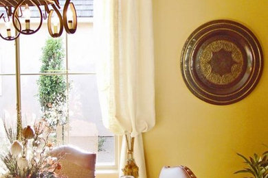 Transitional dining room photo in Phoenix