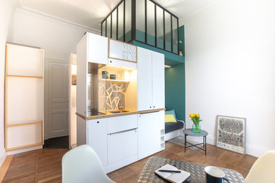 Exemple d'un salon tendance.