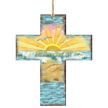 Coastal Cross Ornament