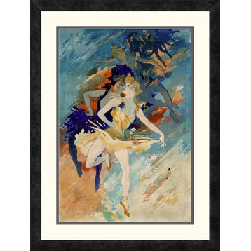 "Les Arts / La Danse" Framed Digital Print by Jules Cheret, 21x28"