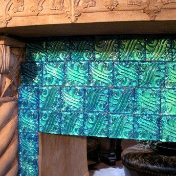 Temperature Sensitive Color Changing Fireplace