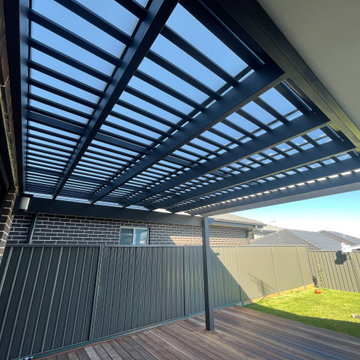Schofields Custom Glaze feature pergola