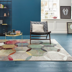 Modernina Multi-Coloured Rugs 3378 070 by Esprit - Rugs