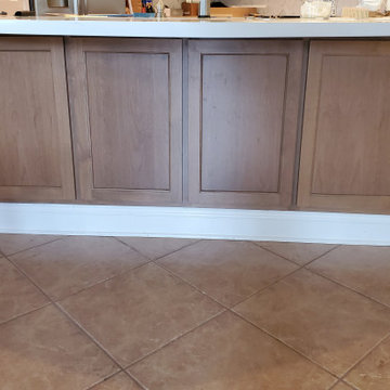 Contemporary Kitchen Remodel Done in Dove White
