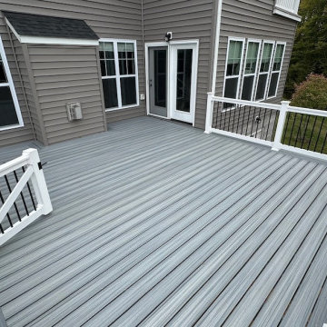 Sophisticated Outdoor Living: New Trex Deck in Fogelsville, PA